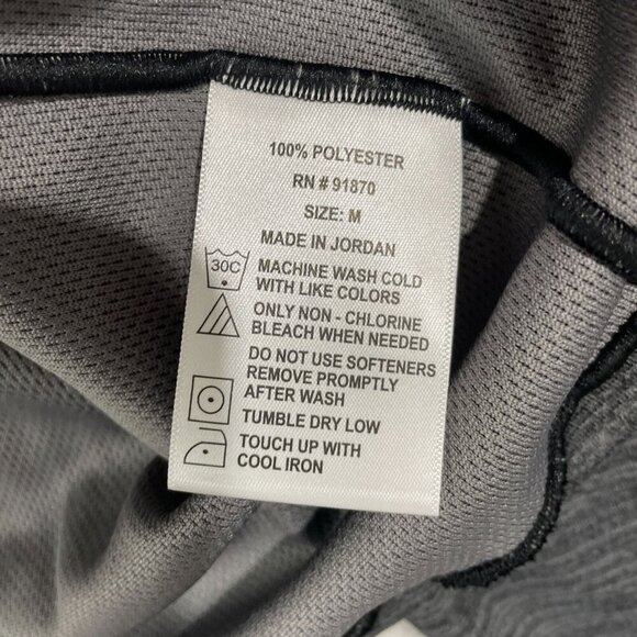 NEW Pebble Beach Men's M Dry-Luxe Performance 1/4 Zip Pullover Sweatshirt Grey - Picture 6 of 8